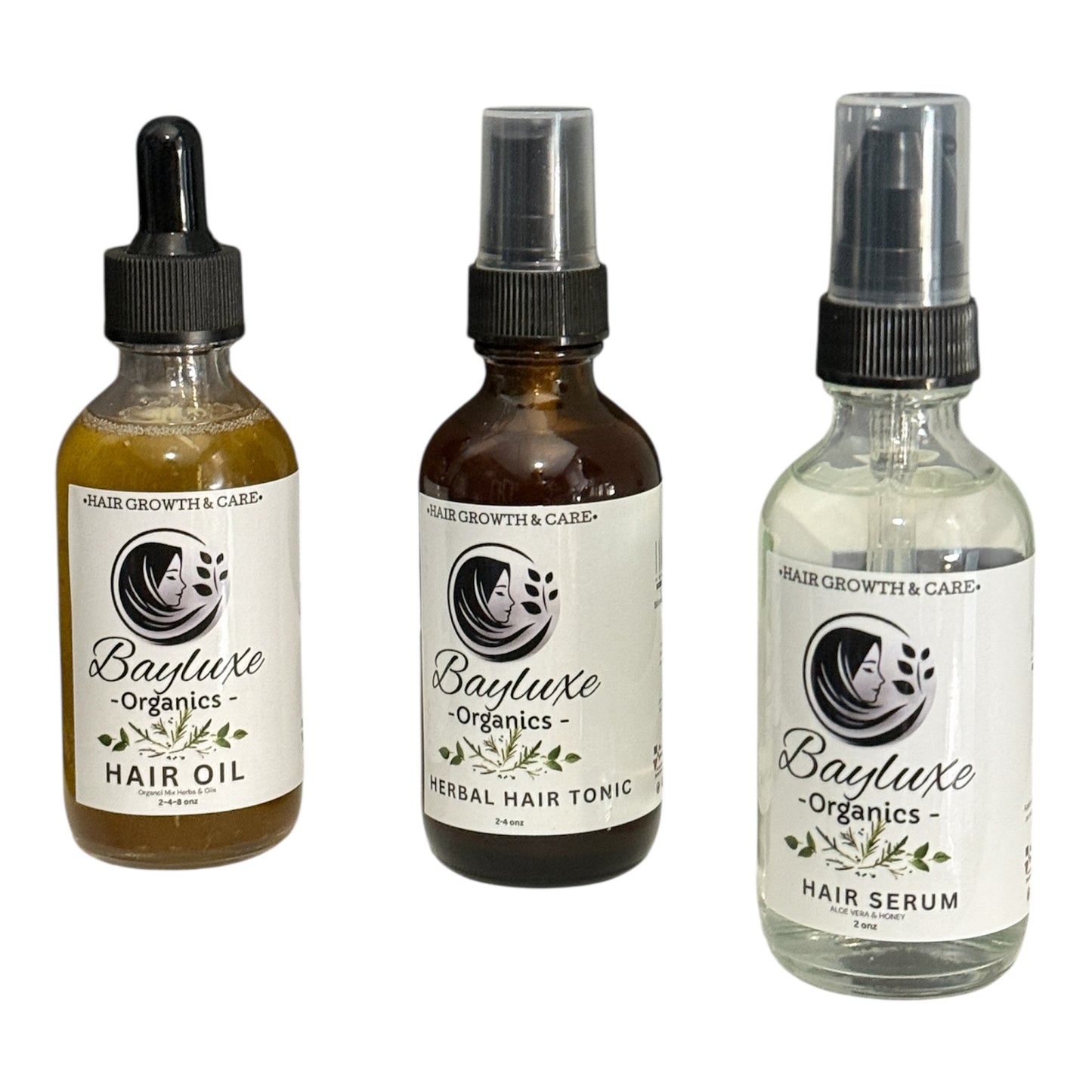 Hair Growth & Shine Bundle 3 pcs 2 onz