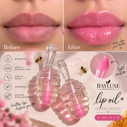 Lip Oil set of 2 change color