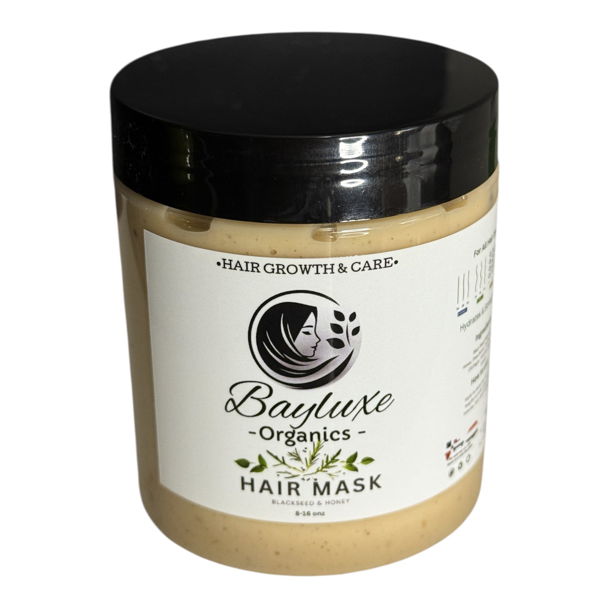 Hair Mask Blackseed /Honey 8onz – BAYLUXE ORGANICS